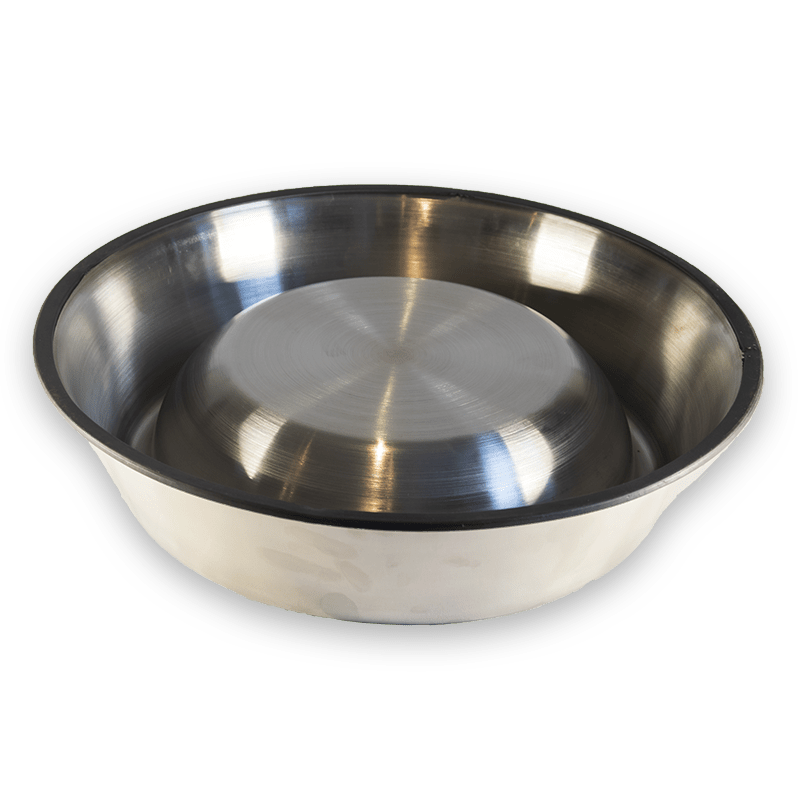 TD Authentic Stainless Steel Rubber Base Bowl Bowls TD Authentic Stainless Steel Rubber Base Bowl - Image 3