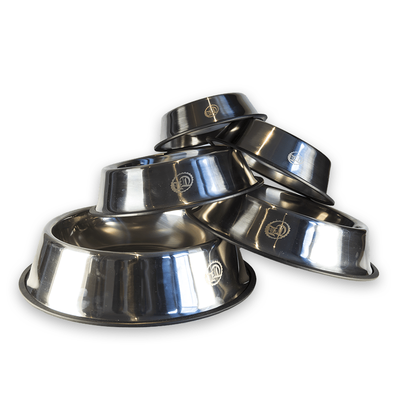 TD Authentic Stainless Steel Rubber Base Bowl Bowls TD Authentic Stainless Steel Rubber Base Bowl