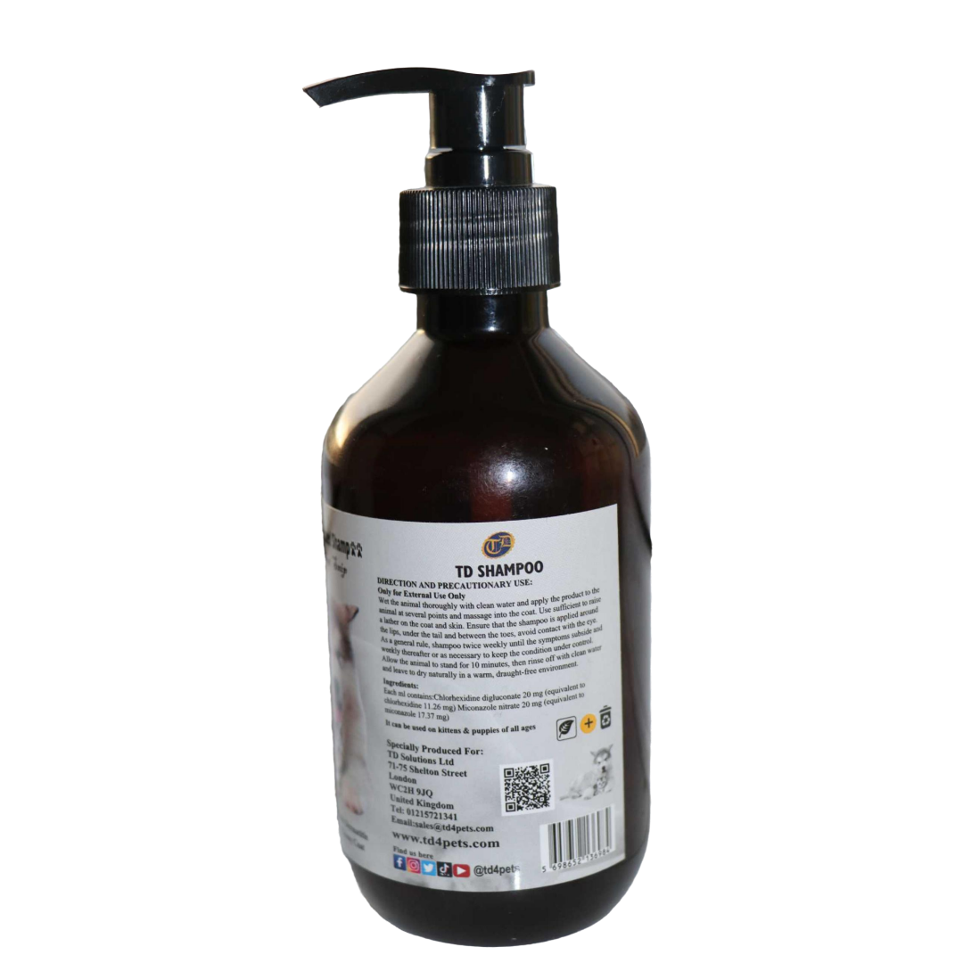 TD Premium Breeze Medicated Shampoo Health & Grooming Dog shampoo for treatment of antibacterial and antifungal TD Premium Breeze Medicated Shampoo - Image 3