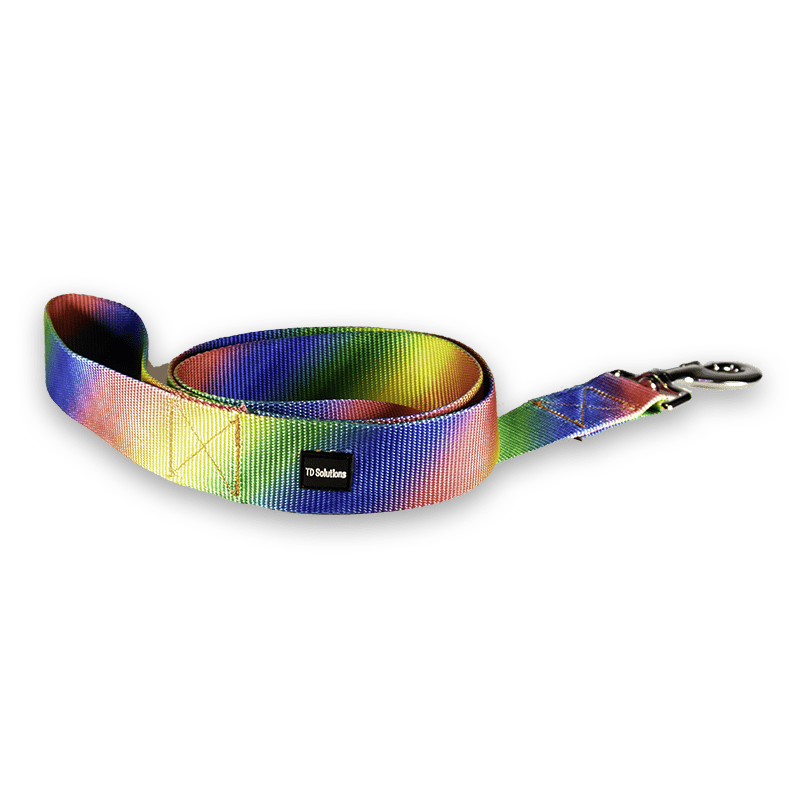 Multi Coloured Authentic Nylon Leash with Foam Dog Multi Coloured Authentic Nylon Leash with Foam