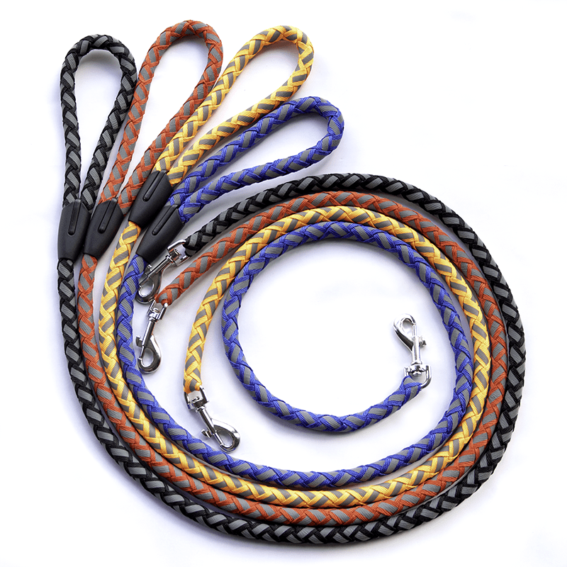 Authentic Reflective PP Rope Leash Dog Authentic Reflective PP Rope Leash - Image 4