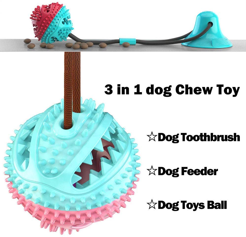TD Dog Tug Rubber Ball Toy Dog TD Dog Tug Rubber Ball Toy - Image 3