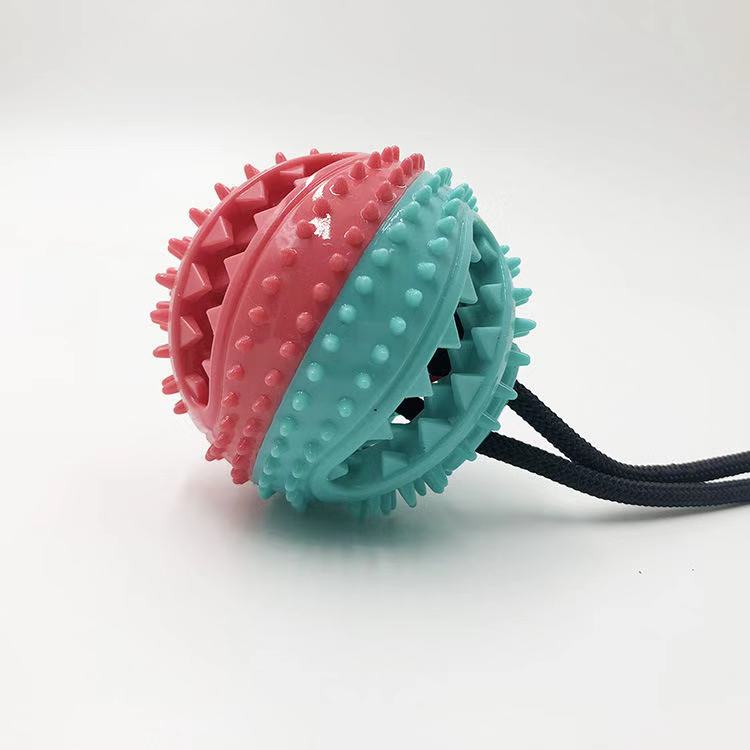 TD Dog Tug Rubber Ball Toy Dog TD Dog Tug Rubber Ball Toy - Image 4
