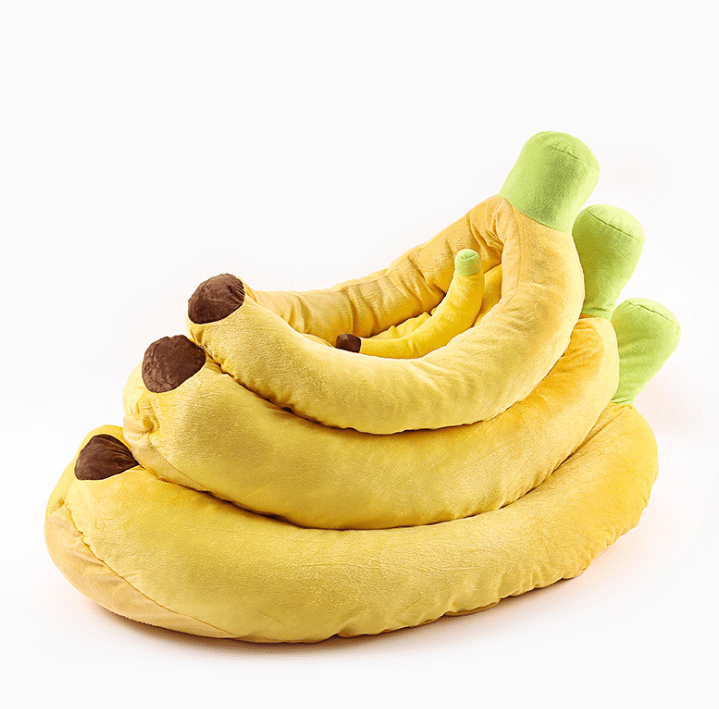 TD Banana Shaped Pet Bed Dog TD Banana Shaped Pet Bed - Image 3