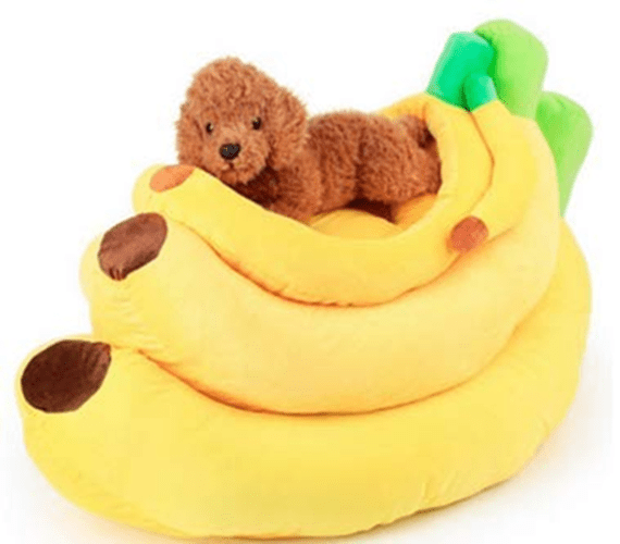 TD Banana Shaped Pet Bed Dog TD Banana Shaped Pet Bed