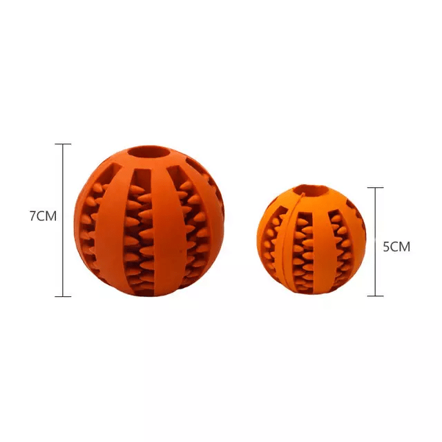 Rubber Interactive Chew Ball Toy Dog Rubber Interactive Chew Ball Toy - Image 4