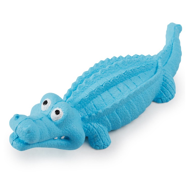 Squeaky Crocodile Rubber Shaped Toy Dog Squeaky Crocodile Rubber Shaped Toy - Image 4