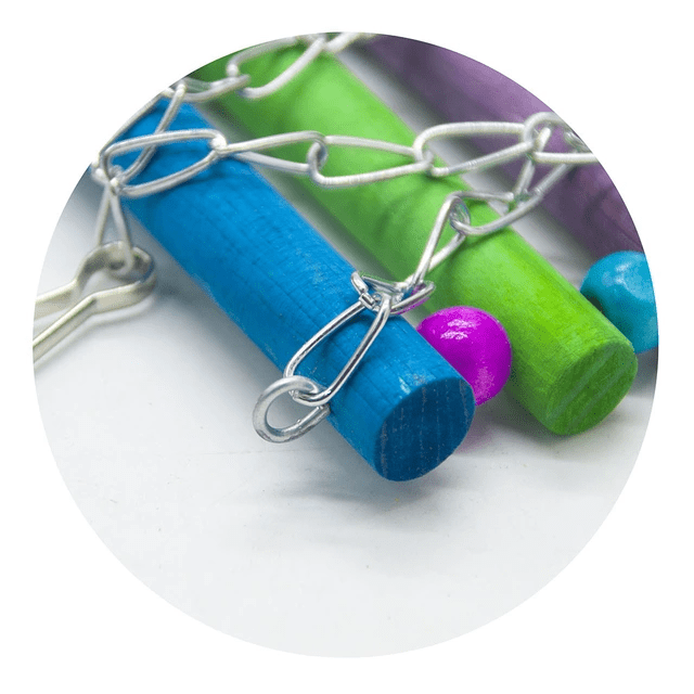 TD Parrot Climbing Ladder Swing Beads Toy Bird Cage, Bird Food, Health & Accessories TD Parrot Climbing Ladder Swing Beads Toy - Image 4