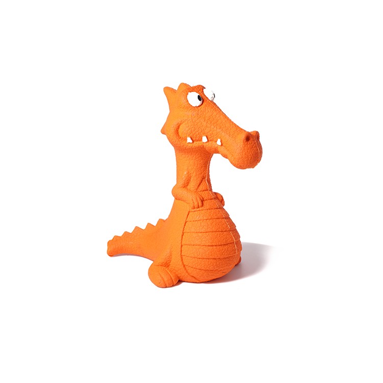 Squeaky Dinosaur Rubber Shaped Toy Dog Squeaky Dinosaur Rubber Shaped Toy - Image 3