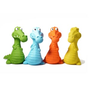 Squeaky Dinosaur Rubber Shaped Toy Dog Squeaky Dinosaur Rubber Shaped Toy