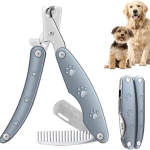 TD 3in1 Premium Foldable Pet Nail Clipper with File & Comb Dog TD 3in1 Premium Foldable Pet Nail Clipper with File & Comb