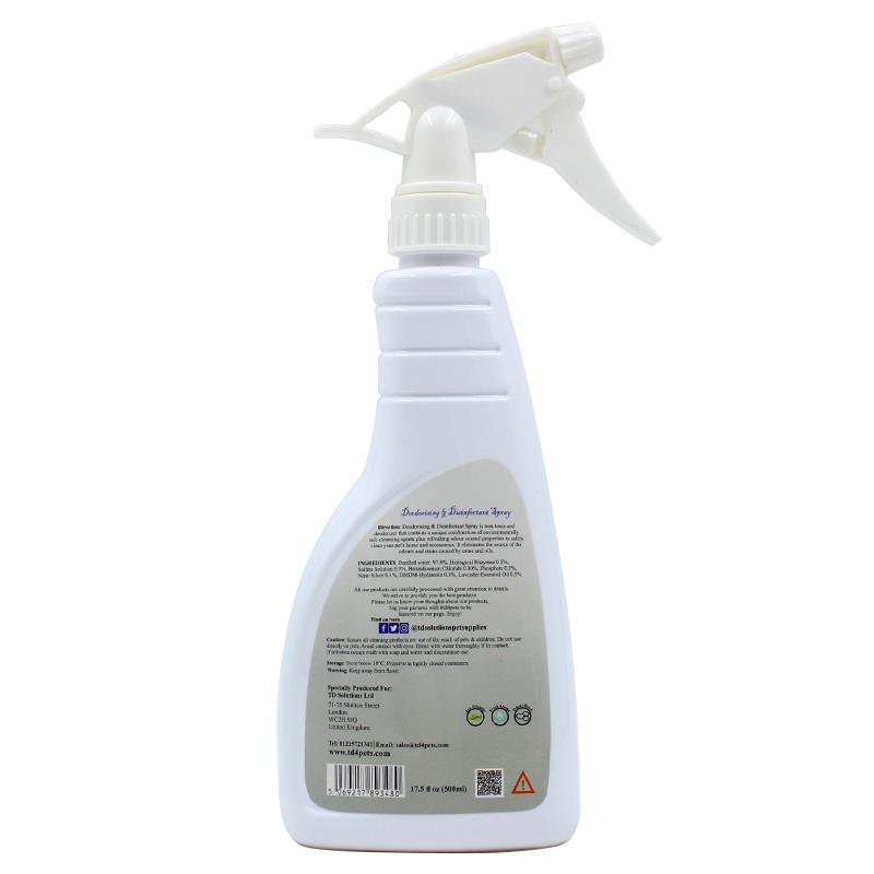 TD Deodorising & Disinfectant Spray Cat TD Deodorising & Disinfectant Spray - Image 2