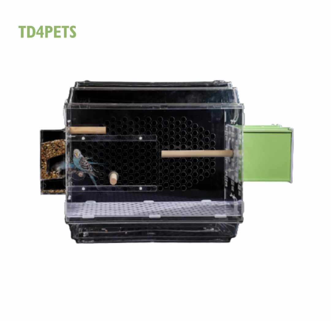Acrylic Bird/Parrot Cage with Nest Bird Cage, Bird Food, Health & Accessories Acrylic Bird/Parrot Cage with Nest - Image 4
