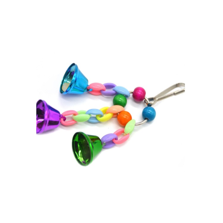 TD Parrot Bird Toy with 3 Bells Bird Cage, Bird Food, Health & Accessories TD Parrot Bird Toy with 3 Bells - Image 5