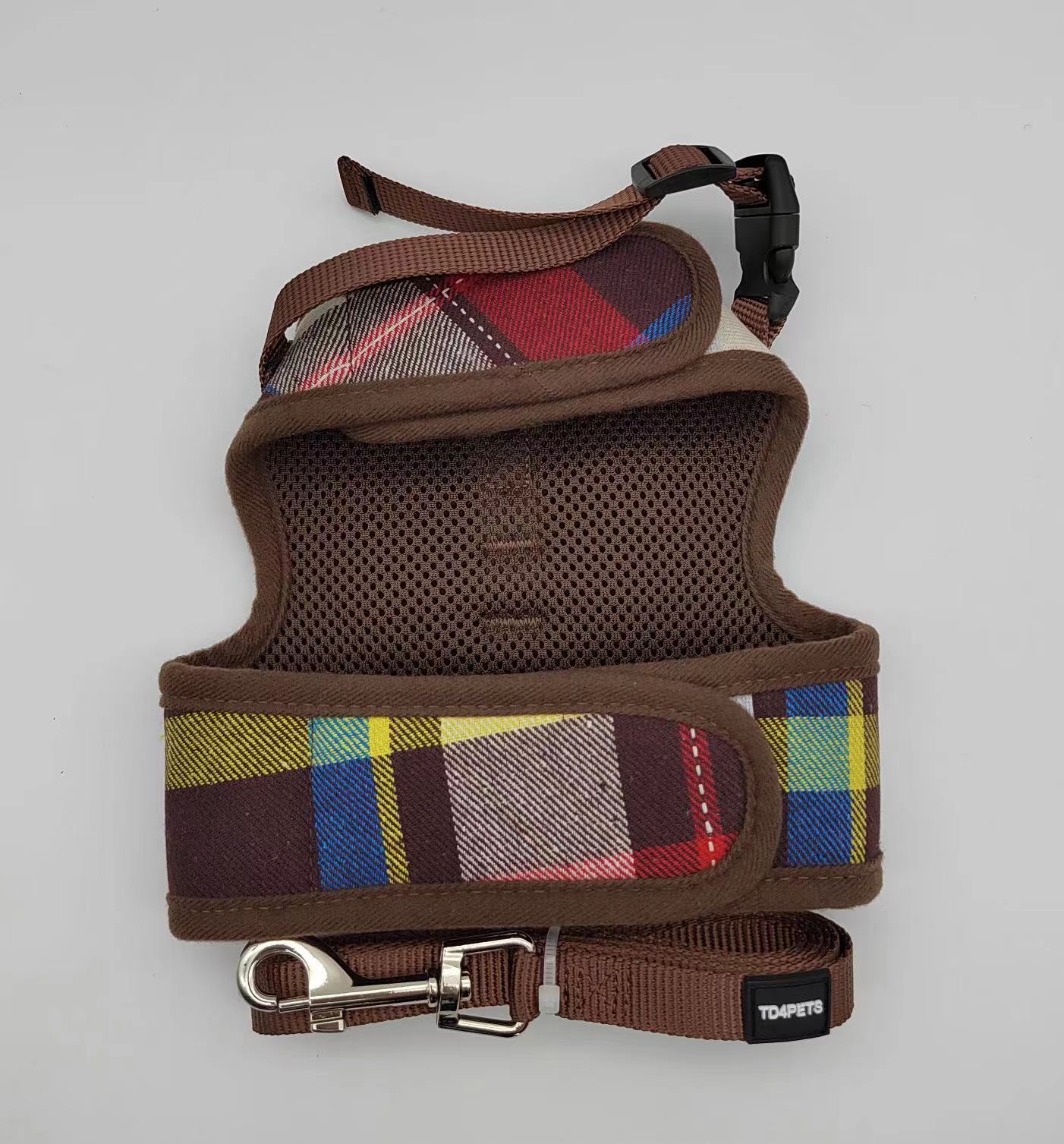 TD Authentic Air Mesh Harness with Leash Apparel, Leash Collar, Harness & BackPack TD Authentic Air Mesh Harness with Leash - Image 10