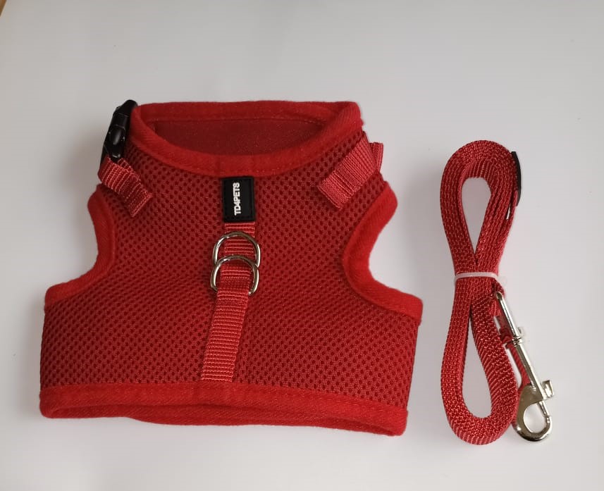 TD Authentic Air Mesh Harness with Leash Apparel, Leash Collar, Harness & BackPack TD Authentic Air Mesh Harness with Leash - Image 14