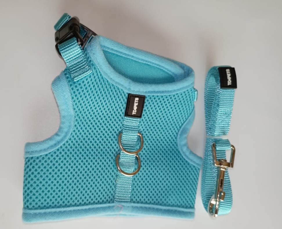 TD Authentic Air Mesh Harness with Leash Apparel, Leash Collar, Harness & BackPack TD Authentic Air Mesh Harness with Leash - Image 18