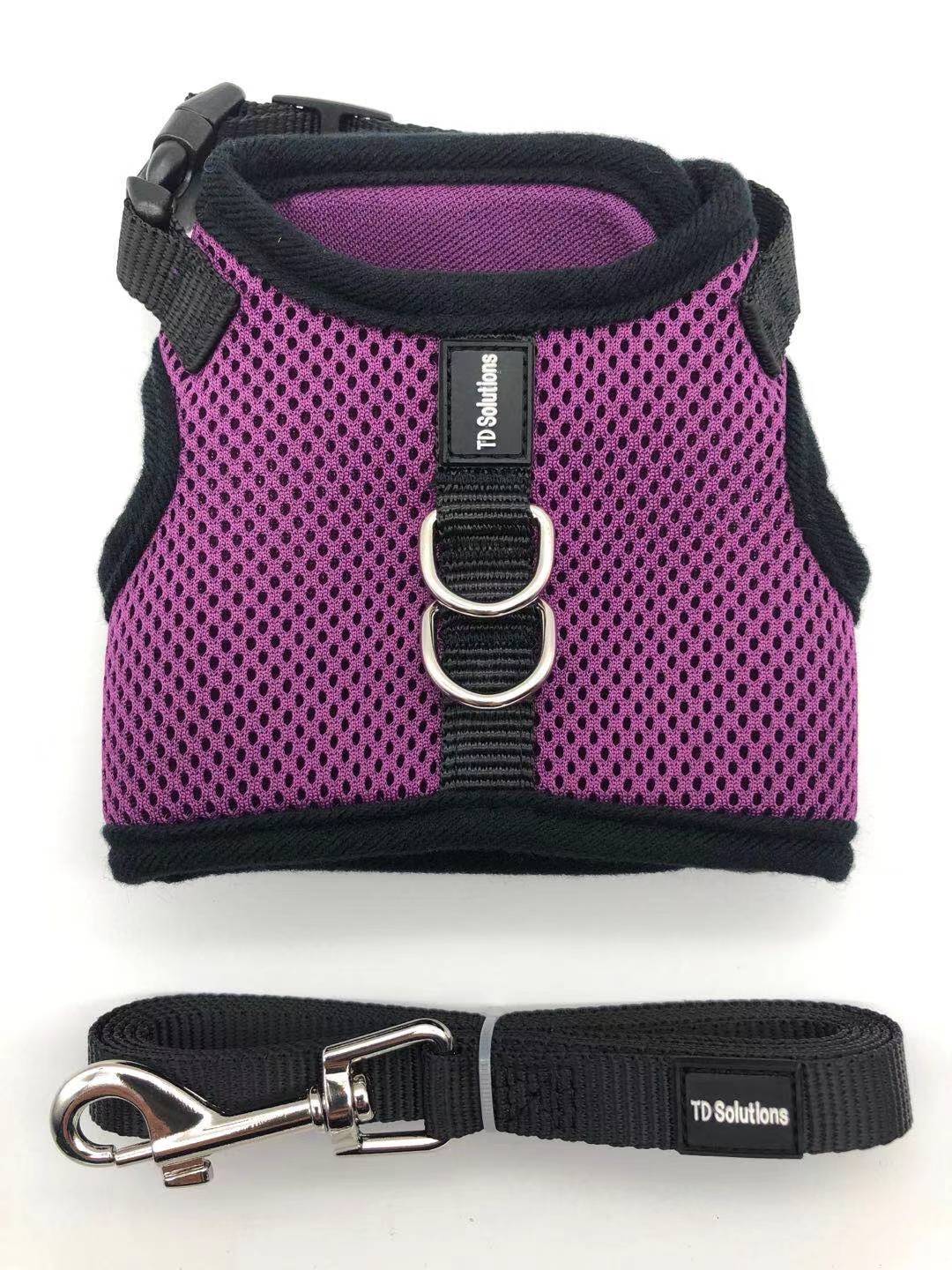 TD Authentic Air Mesh Harness with Leash Apparel, Leash Collar, Harness & BackPack TD Authentic Air Mesh Harness with Leash - Image 32