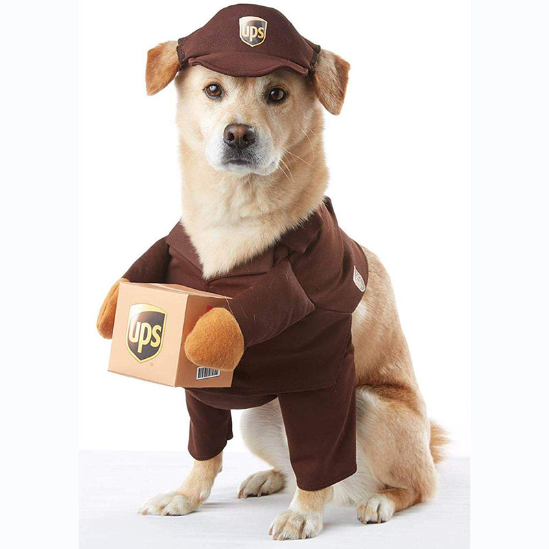 TD UPS Dog Costume Apparel TD UPS Dog Costume - Image 3