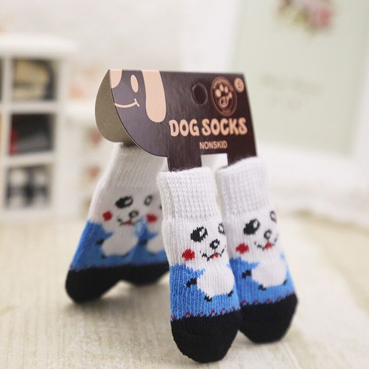 Anti-Slip Pet Socks with Rubber Set Apparel Anti-Slip Pet Socks with Rubber Set - Image 2