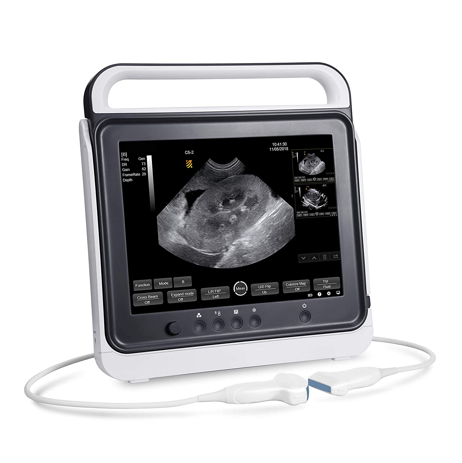 15″ Touchscreen Pad B/W Compact Portable Veterinary Ultrasound Surgical, Lab & Therapy 15" Touchscreen Pad B/W Compact Portable Veterinary Ultrasound - Image 2