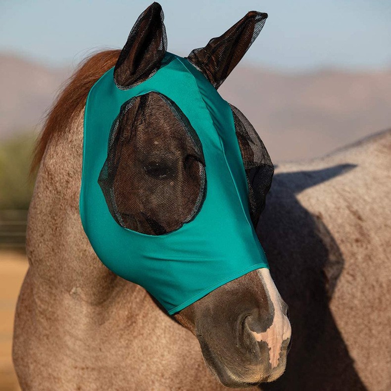 TD Elastic Mesh Fly Mask Protector Equine TD Elastic Mesh Fly Mask Protector - Image 3