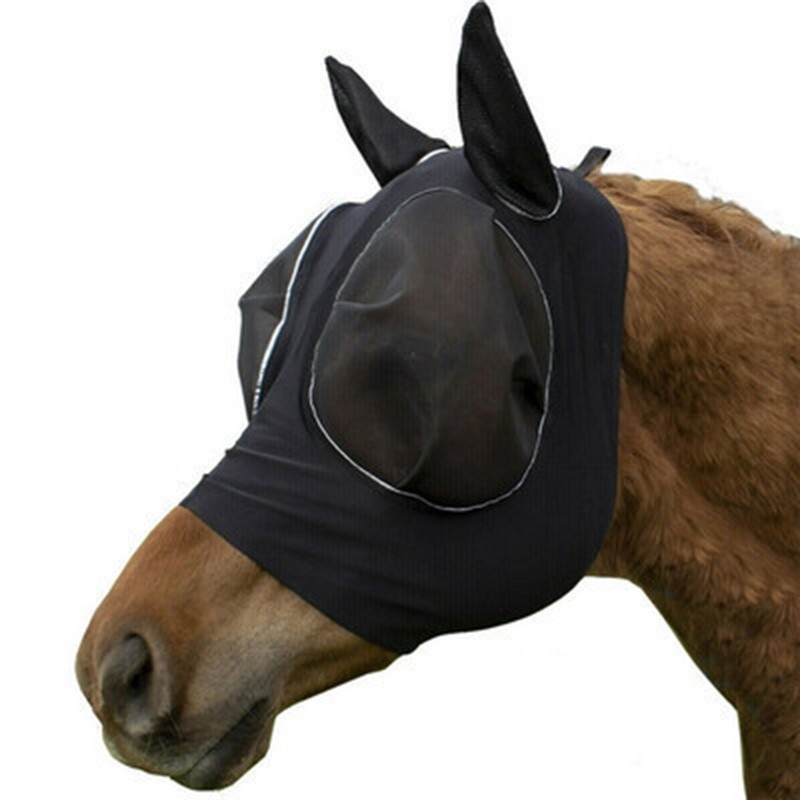 TD Elastic Mesh Fly Mask Protector Equine TD Elastic Mesh Fly Mask Protector - Image 4
