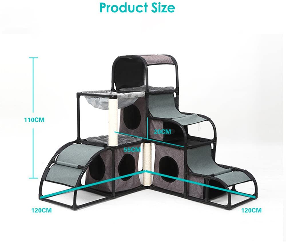 TD Cat Condo Multifunctional Rack Removable Combo Nest Cat TD Cat Condo Multifunctional Rack Removable Combo Nest - Image 3
