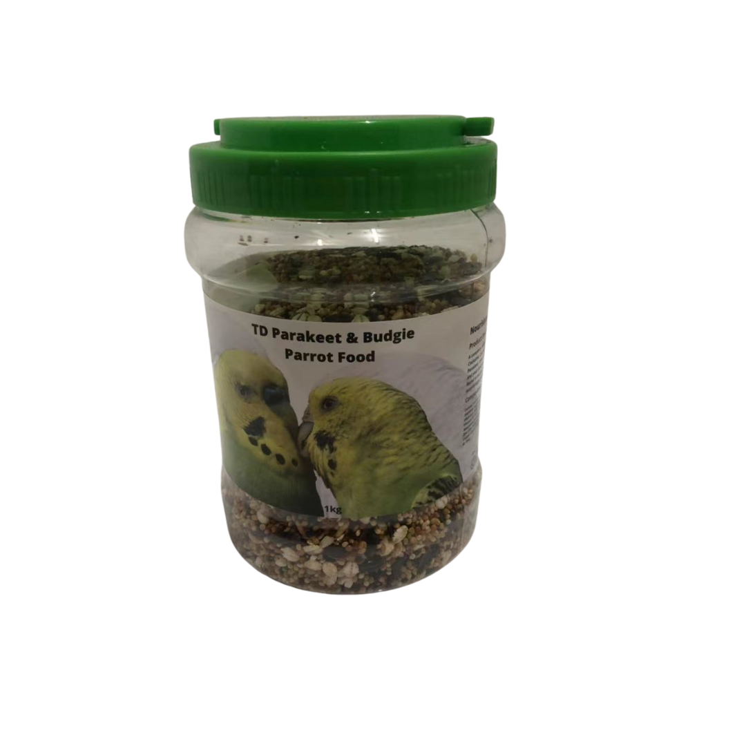 TD Parakeet & Budgie Parrot Food Bird Cage, Bird Food, Health & Accessories TD Parakeet & Budgie Parrot Food