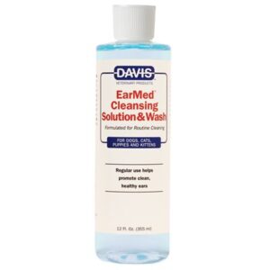 Davis EarMed Cleansing Solution & Wash 12oz Cat Davis EarMed Cleansing Solution & Wash 12oz