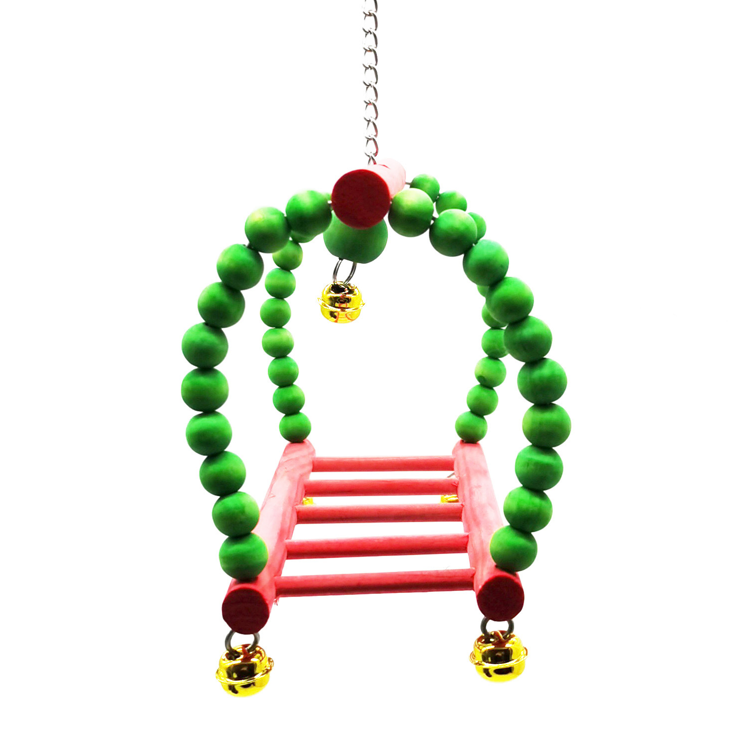 TD Climbing Ladder Standing Bar Swing Squirrel Ring Toy Bird Cage, Bird Food, Health & Accessories TD Climbing Ladder Standing Bar Swing Squirrel Ring Toy - Image 4