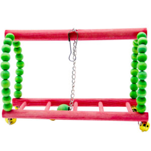 TD Climbing Ladder Standing Bar Swing Squirrel Ring Toy Bird Cage, Bird Food, Health & Accessories TD Climbing Ladder Standing Bar Swing Squirrel Ring Toy
