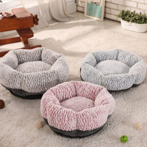 TD Luxury Petal Pet Plush Calming Bed Dog TD Luxury Petal Pet Plush Calming Bed