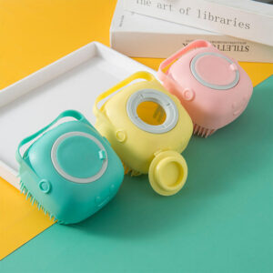TD Silicone Rubber Dog Brush Heart Shape Dog TD Silicone Rubber Dog Brush Heart Shape