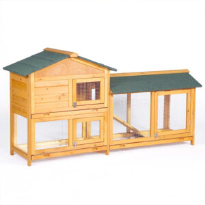 TD Rabbit & Guinea Pig Hutch Wooden House Livestock TD Rabbit & Guinea Pig Hutch Wooden House
