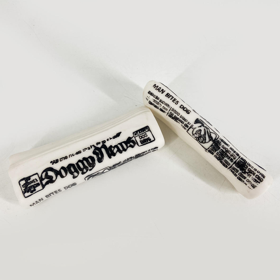 TD Newspaper Squeaky Vinyl Dog Toy Dog TD Newspaper Squeaky Vinyl Dog Toy - Image 2