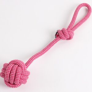 TD Playing Rope with Woven-in Ball Toy Dog TD Playing Rope with Woven-in Ball Toy
