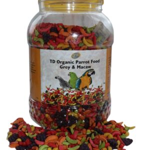 TD Organic Parrot Food Grey & Macaw