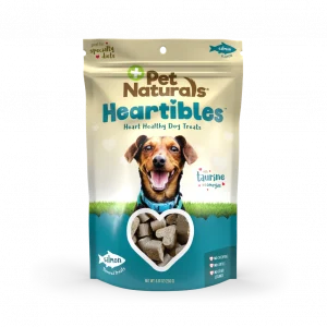 Pet Naturals Heartibles Heart Healthy Treats for Dogs Salmon Flavor 50ct 8.81oz/250g