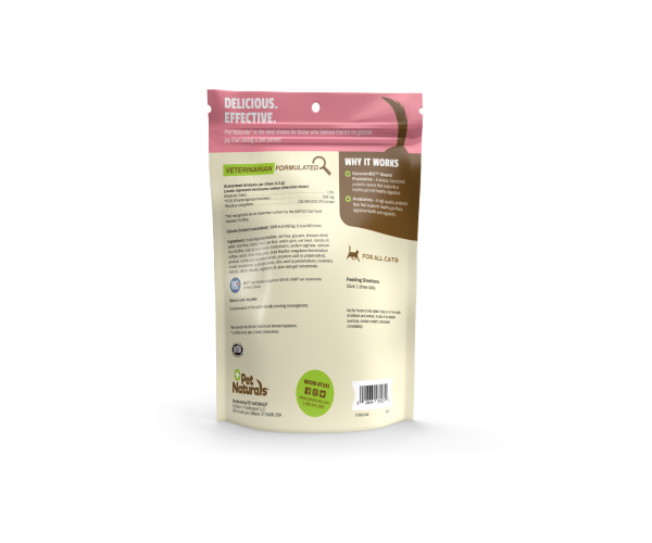 Pet Naturals Daily Probiotic for Cats 30ct 1.27oz/36g Cat Pet Naturals Daily Probiotic for Cats 30ct 1.27oz/36g - Image 2