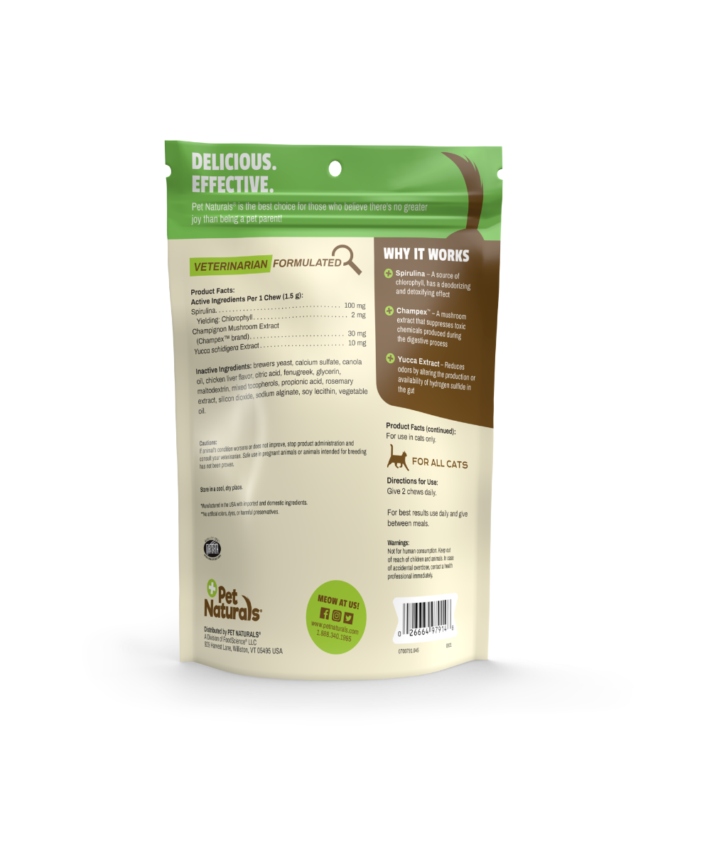 Pet Naturals Clean Scat for Cats 45ct 2.38oz/67.5g Cat Pet Naturals Clean Scat for Cats 45ct 2.38oz/67.5g - Image 2
