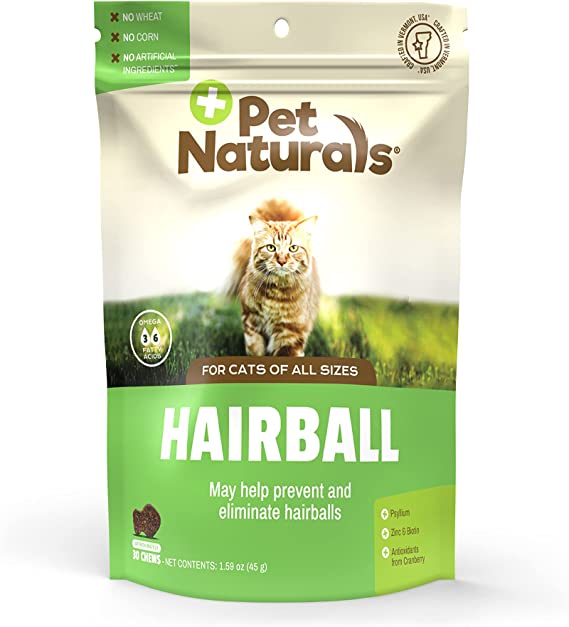 Pet Naturals Hairball Chew for Cats 30ct 1.59oz/45g Cat Pet Naturals Hairball Chew for Cats 30ct 1.59oz/45g