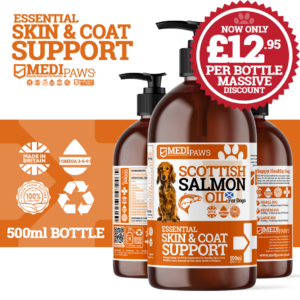MediPaws Scottish Salmon Oil Skin & Coat Support+Dogs 500ml