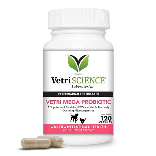 Vetri Mega Probiotic™ 120 Cats & Dogs Capsules Cat Vetri Mega Probiotic™ 120 Cats & Dogs Capsules