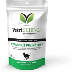 Vetri Perio Plus Feline Bites Cat Chews 60ct Cat Vetri Perio Plus Feline Bites Cat Chews 60ct