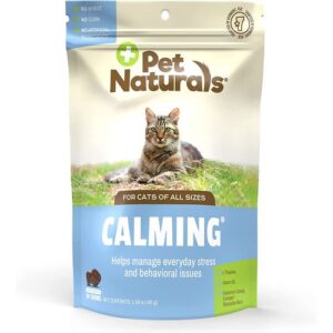 Pet Naturals Calming Chew For Cats 30ct 1.59oz/45g Cat Pet Naturals Calming Chew For Cats 30ct 1.59oz/45g