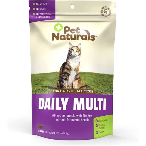 Pet Naturals Daily Multi For Cats 30ct 1.32oz/37.5g Cat Pet Naturals Daily Multi For Cats 30ct 1.32oz/37.5g