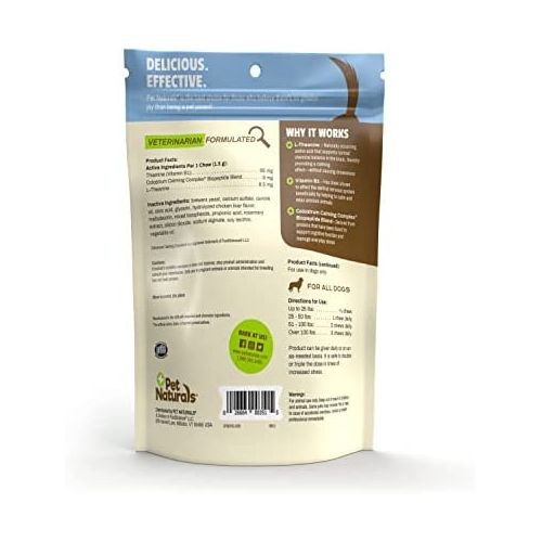 Pet Naturals Calming Chew For Dogs 1.59oz/45g Dog Pet Naturals Calming Chew For Dogs 1.59oz/45g - Image 2