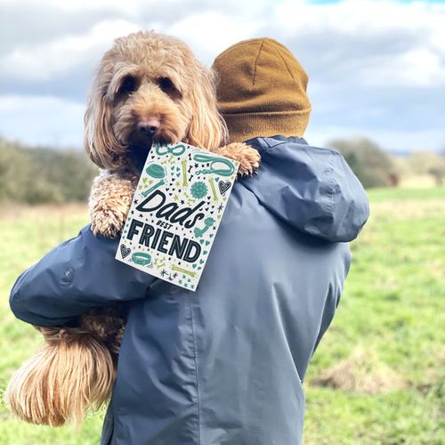 Scoff Paper DAD’S BEST FRIEND PEANUT BUTTER CARD Dog Scoff Paper DAD'S BEST FRIEND PEANUT BUTTER CARD - Image 2
