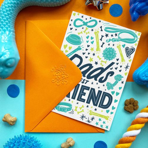 Scoff Paper DAD’S BEST FRIEND PEANUT BUTTER CARD Dog Scoff Paper DAD'S BEST FRIEND PEANUT BUTTER CARD - Image 3